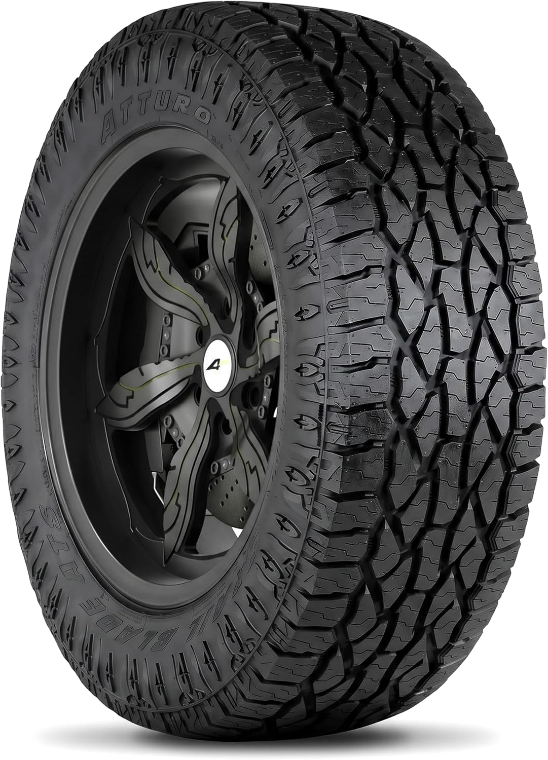 ATTURO Trail Blade A/T All-Terrain Tire, LT235/75R15 104/101S | Light Truck All Terrain All Weather Traction 104/101S Rated C (6 Ply) Radial Construction Black Sidewall Tire