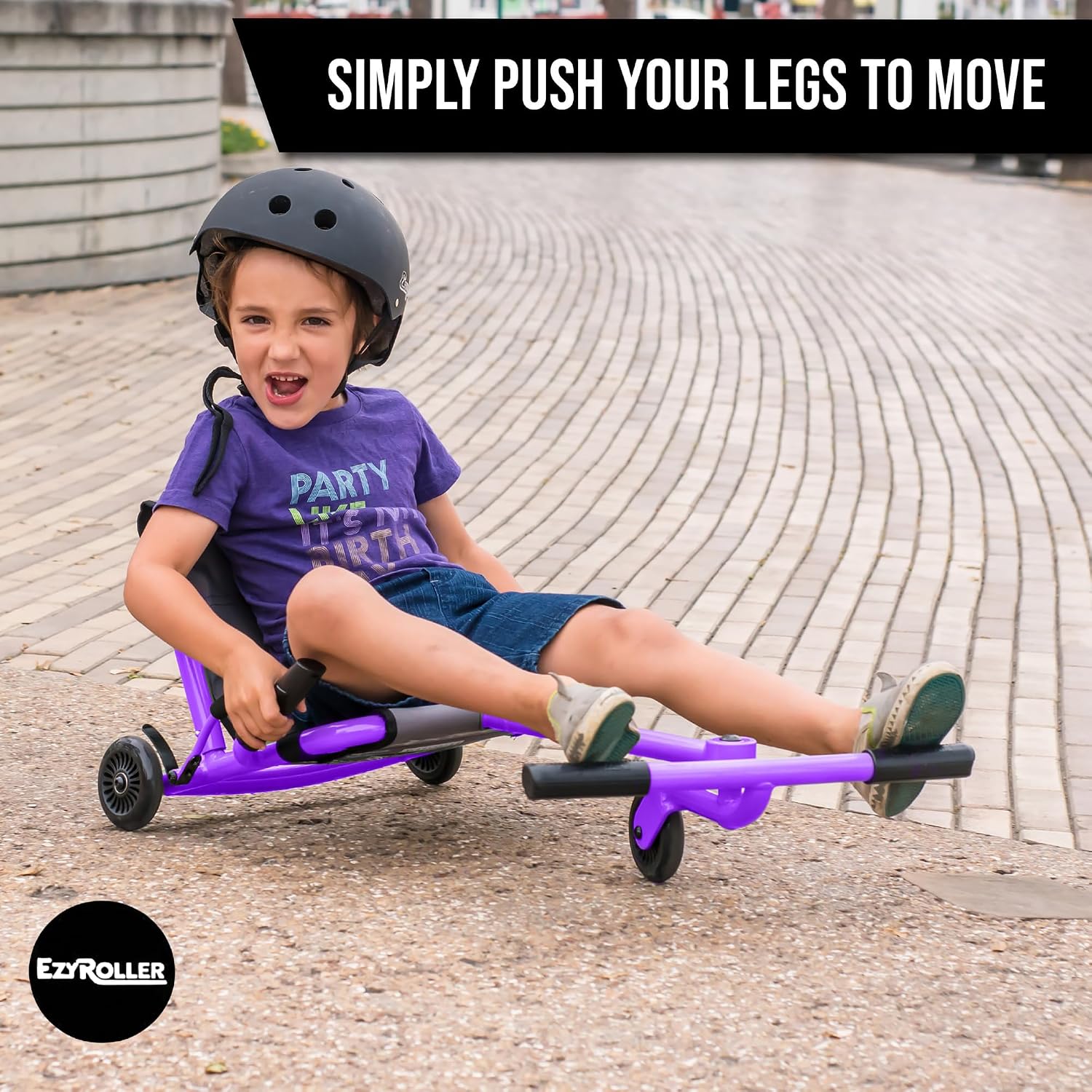 EzyRoller Classic Ride On Toy for Kids, Ages 3-12, Up to 154 lbs