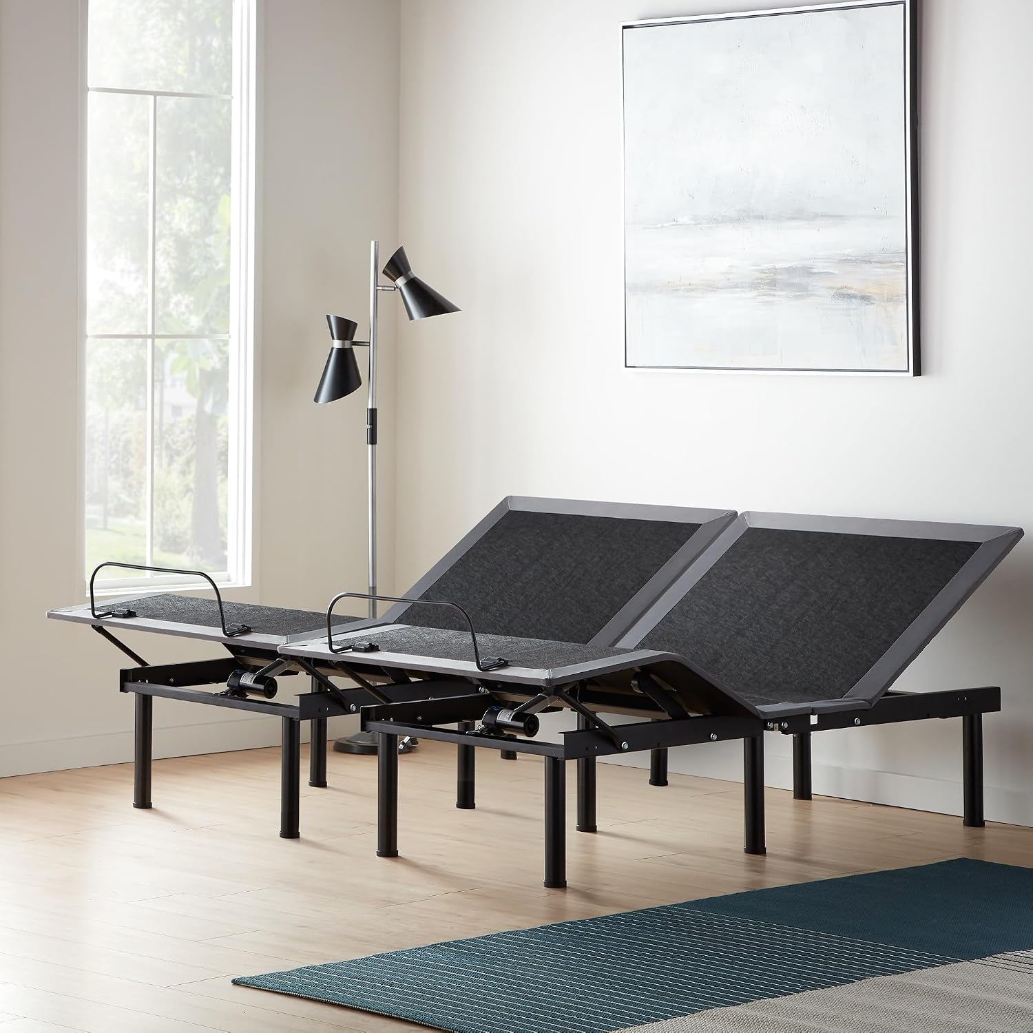 Lucid® L300 Adjustable Bed Frame – USB – Memory Position – Remote, Twin XL
