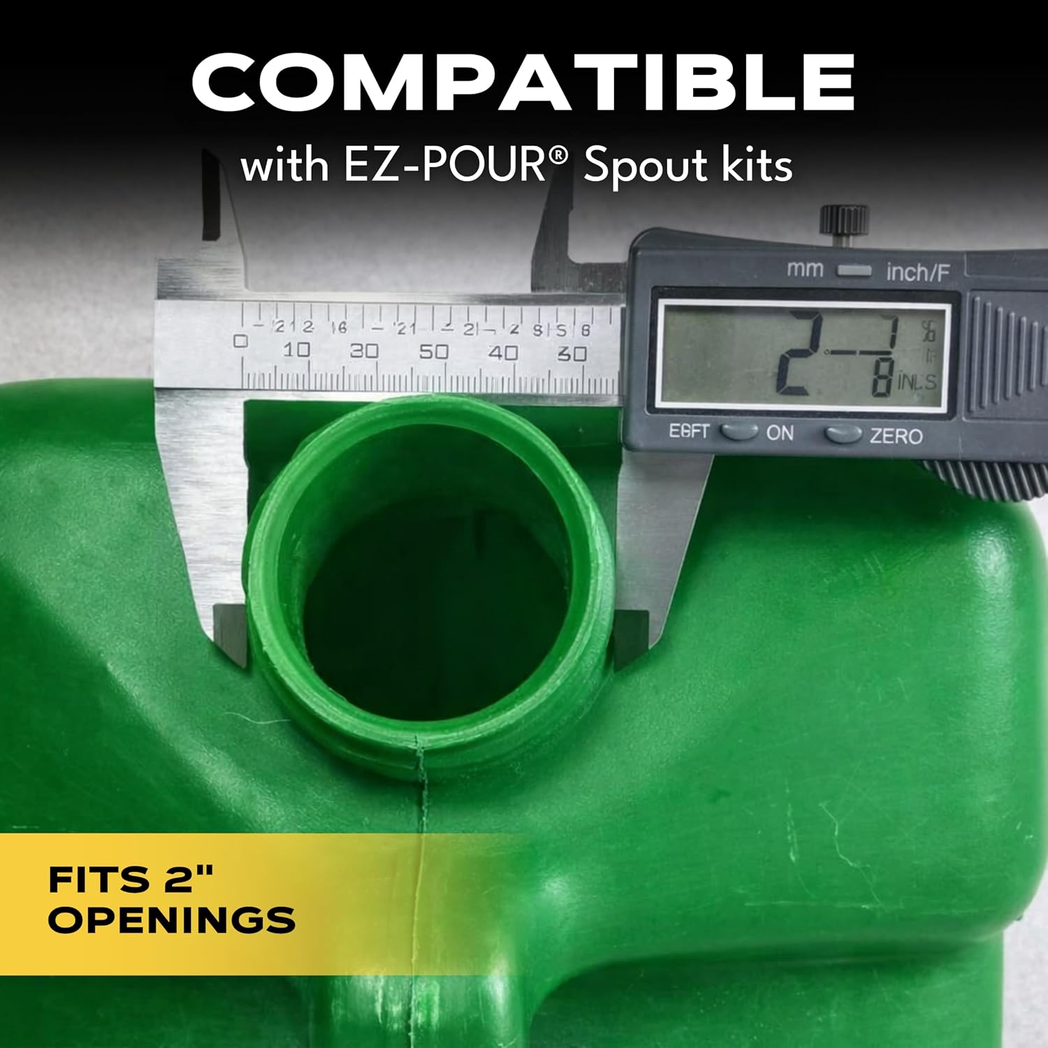 EZ-POUR® Chilton Adapter, Fits 2-1/8 in Jug Openings