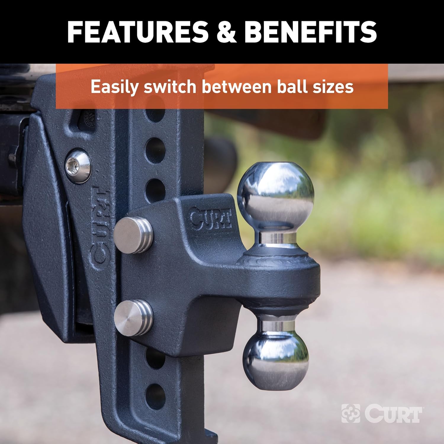 Replacement Rebellion XD Dual Ball, 2" & 2-5/16", Up to 15K