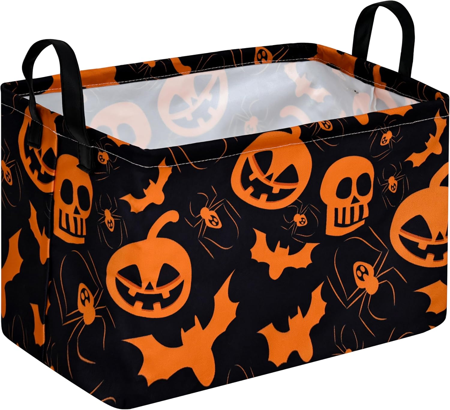 Kid Storage Basket Gift Shelf Basket Toy Storage Bin, Nursery Basket Organizer Box for Children Room Deco With Handles (Grey deer)
