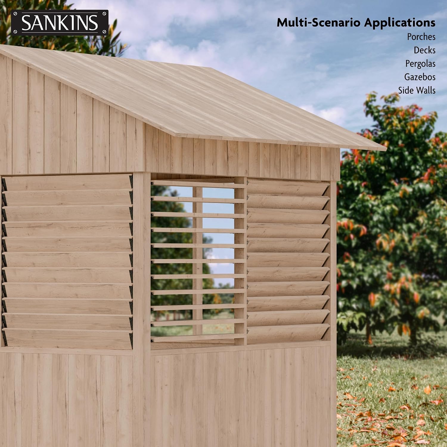 Deck Sunblind System Window Louver Kit, Louver Bracket Kit Sunblind System Pergola Brackets