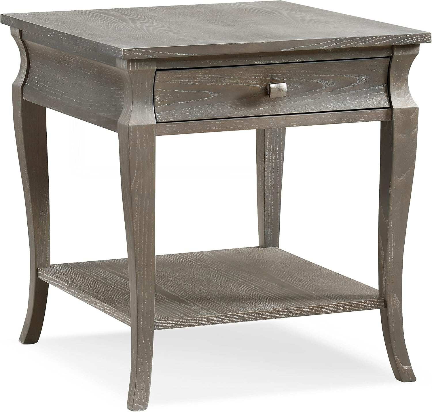 Leick Home Shield Wedge End Table, 21", Glazed Auburn