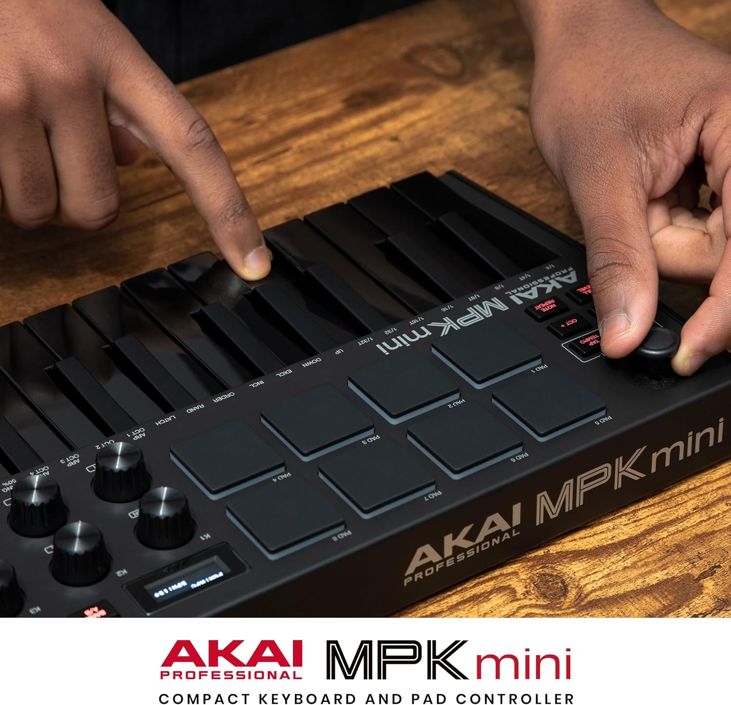 Akai Professional MPK Mini MK3 25-Key USB MIDI Keyboard Controller, Black