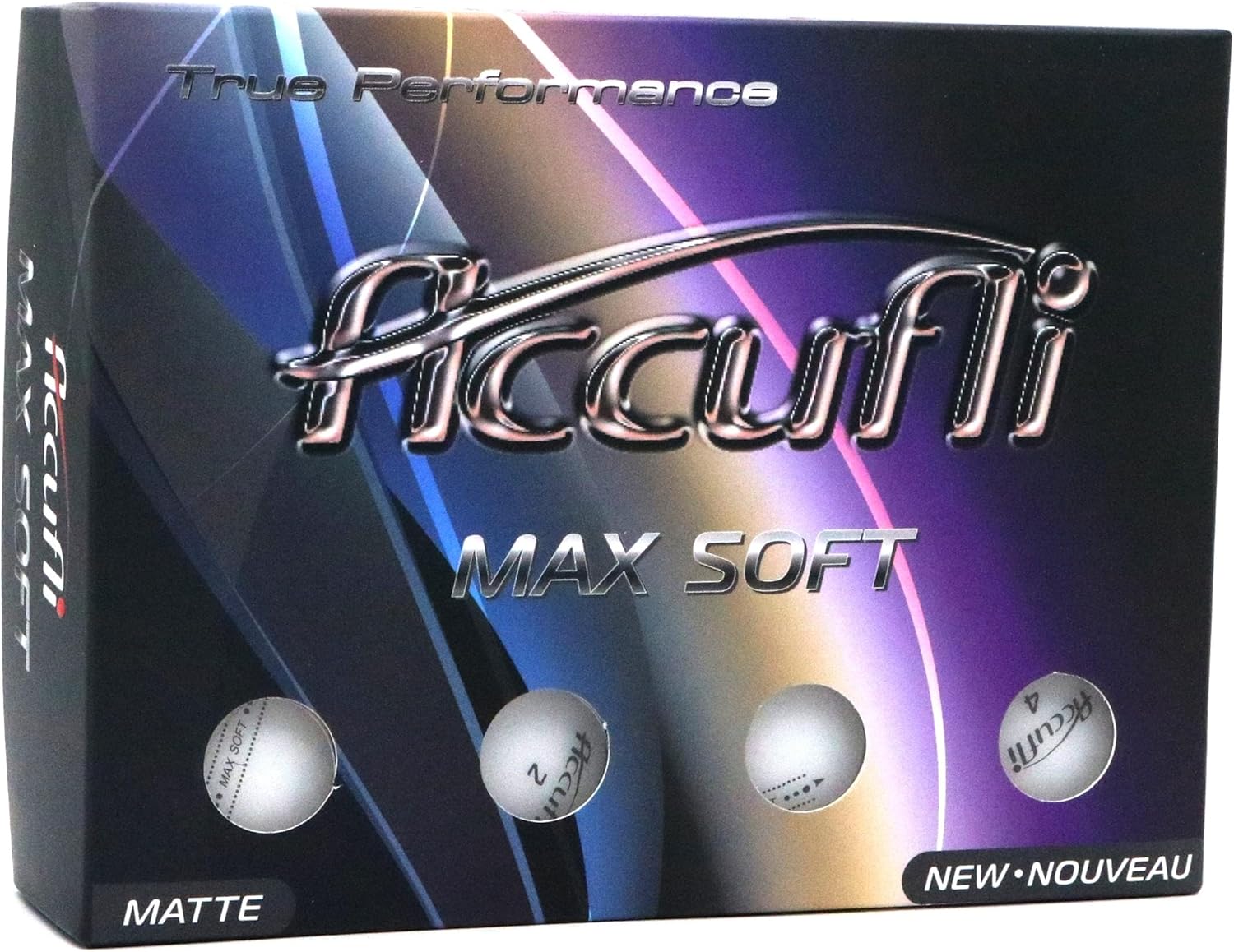 ACCUFLI Max Soft Matte Golf Balls