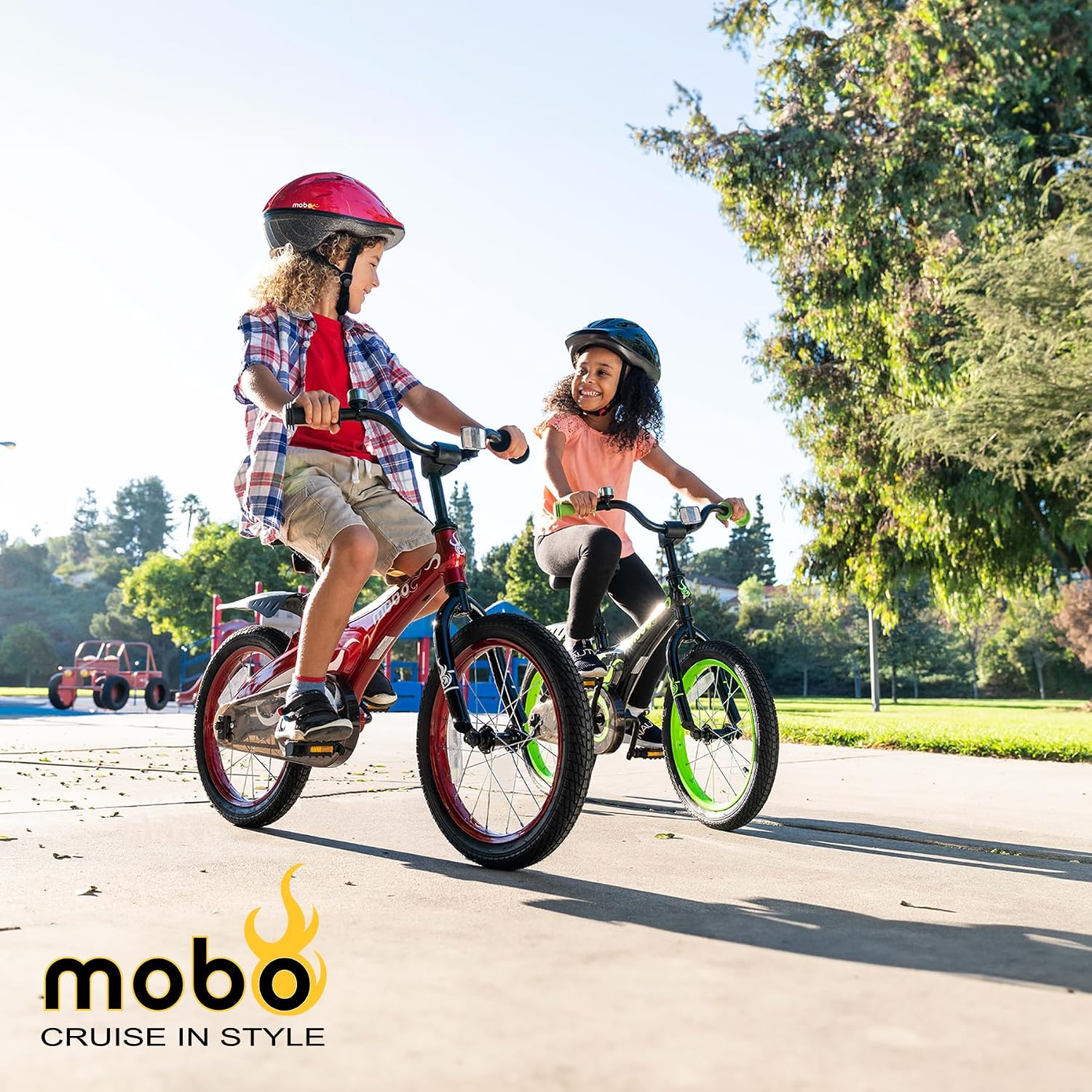 Mobo Childrens-Road-Bicycles Lite Bike w/Training Wheels. 16” Bicycle for 4-6 Years Olds