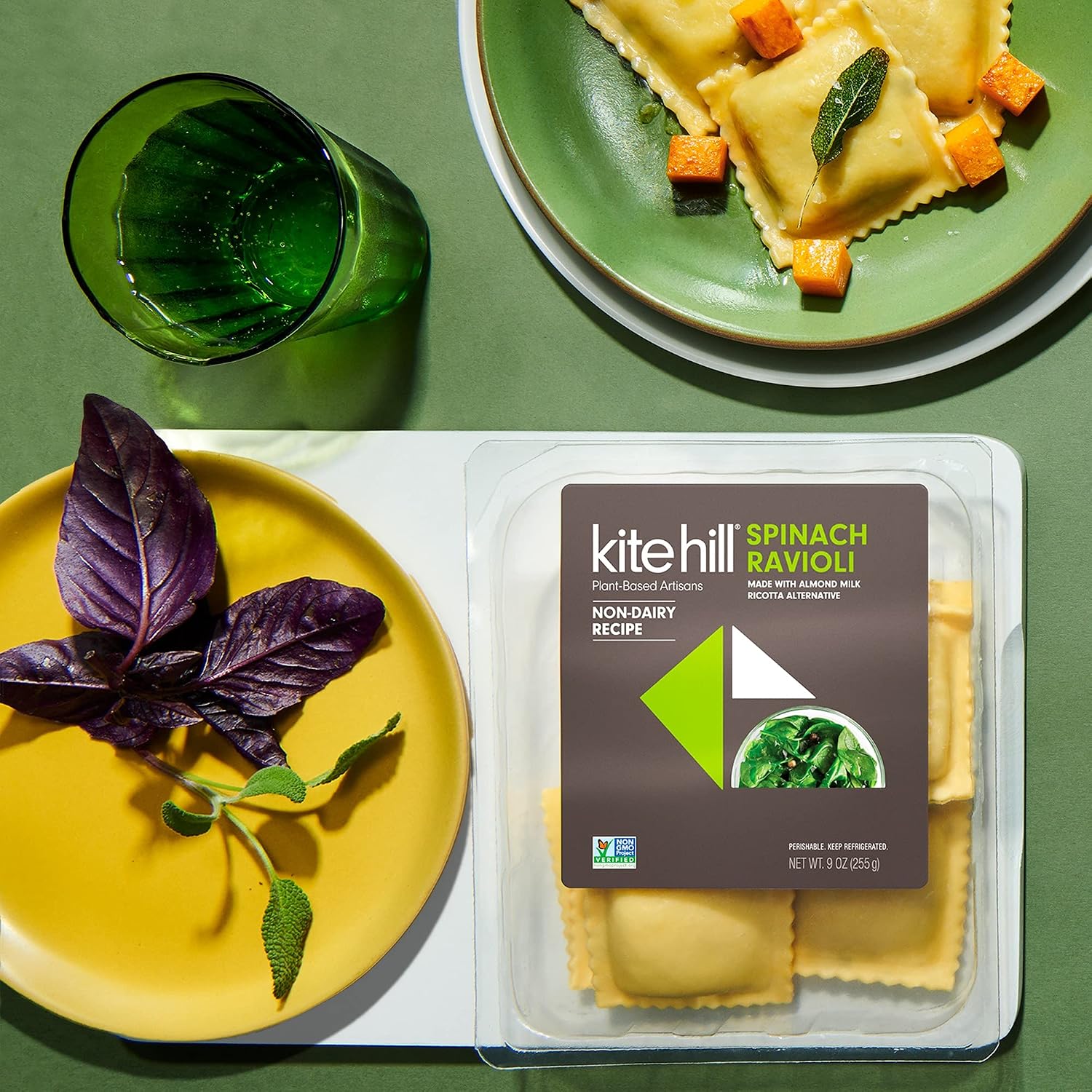 Kite Hill, Ravioli Spinach Ricotta, 9 Ounce