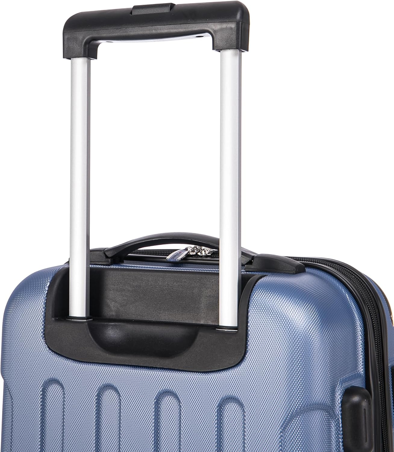 Rockland London Hardside Spinner Wheel Luggage, White, 3-Piece Set (20/24/28)