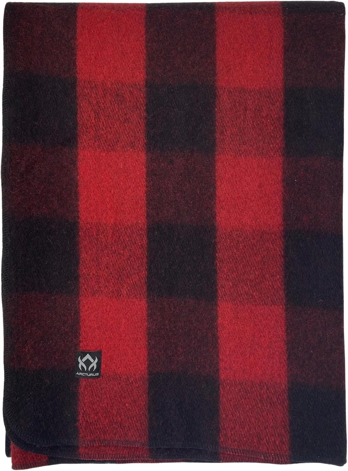 Arcturus Military Wool Blanket - Warm, Thick, Washable - Great for Outdoors, Camping, Stadium Blanket, Picnics, Travel - Car & Bushcraft Survival Kits
