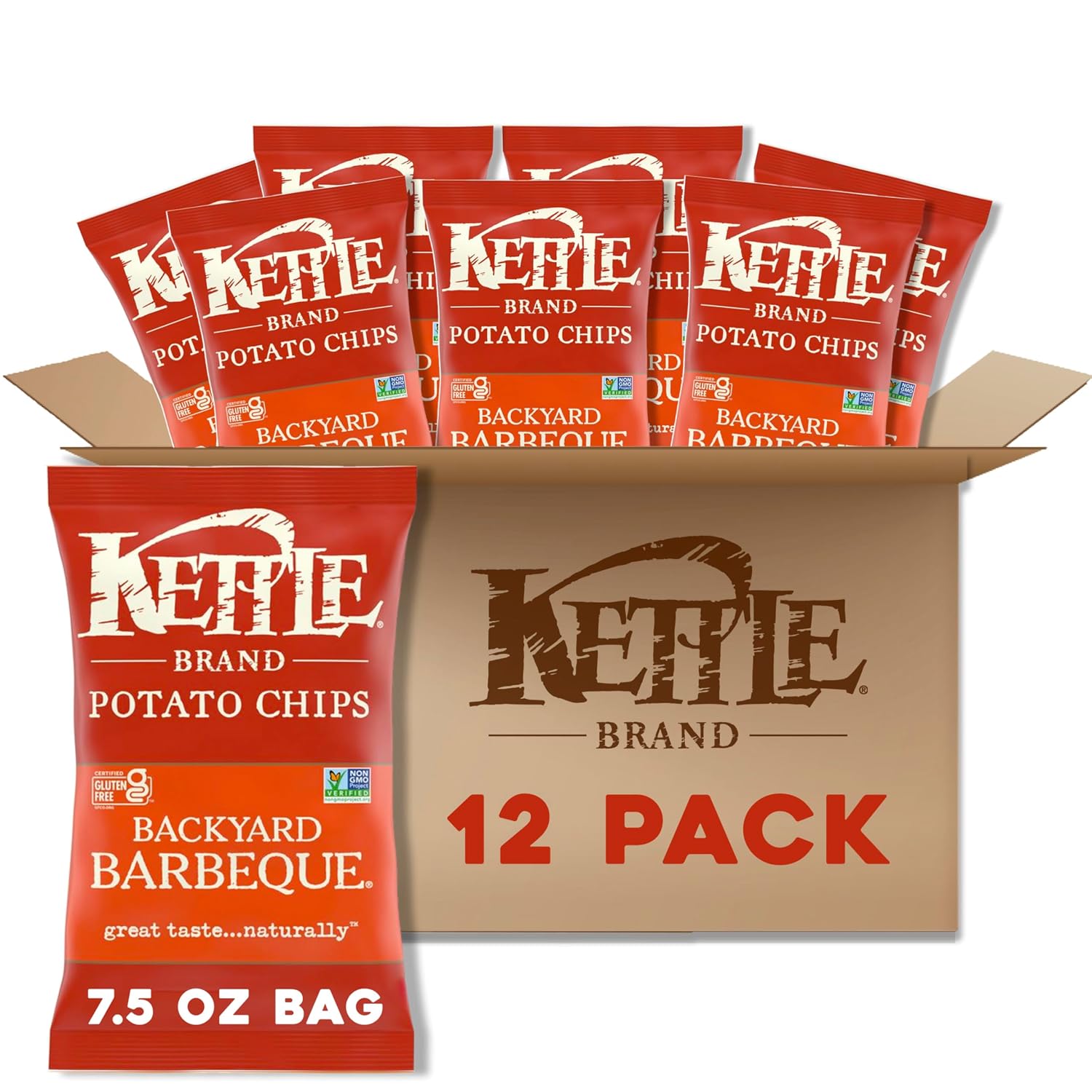 Kettle Foods Chip Potato Nat Jalapeno, 5 oz