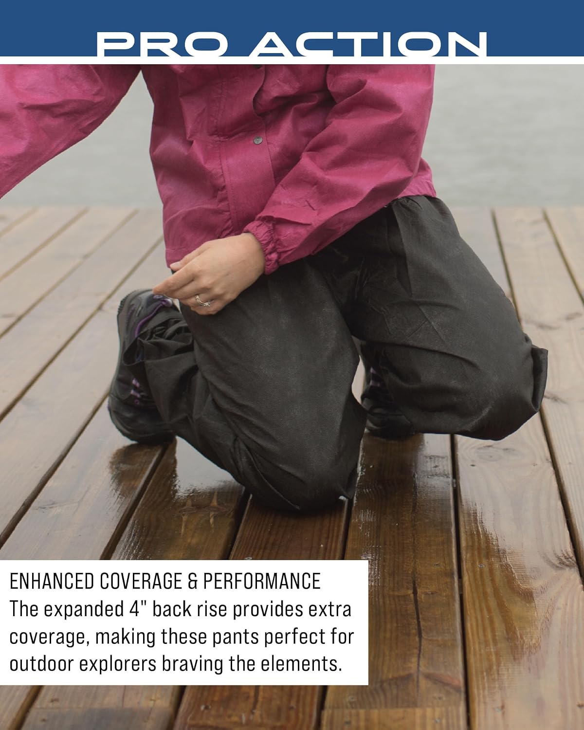 FROGG TOGGS Women's Classic Pro Action Waterproof Breathable Rain Pant