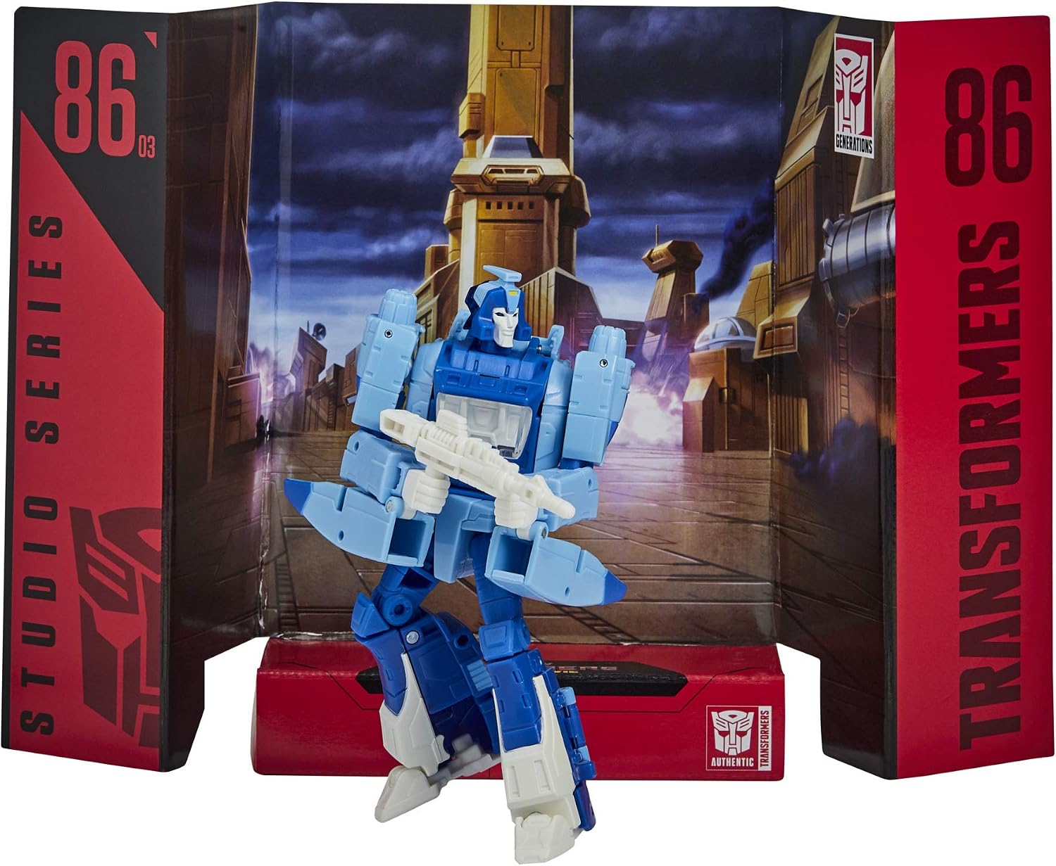 Transformers Toys Studio Series 86-03 Deluxe Class The The Movie 1986 Blurr Action Figure - Ages 8 and Up, 4.5-inch