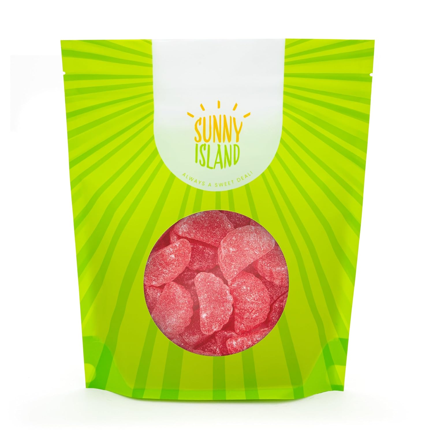 Cherry Slices Jelly Candy, Fruit Slices with Cherry Flavor, 2 Lb Bag
