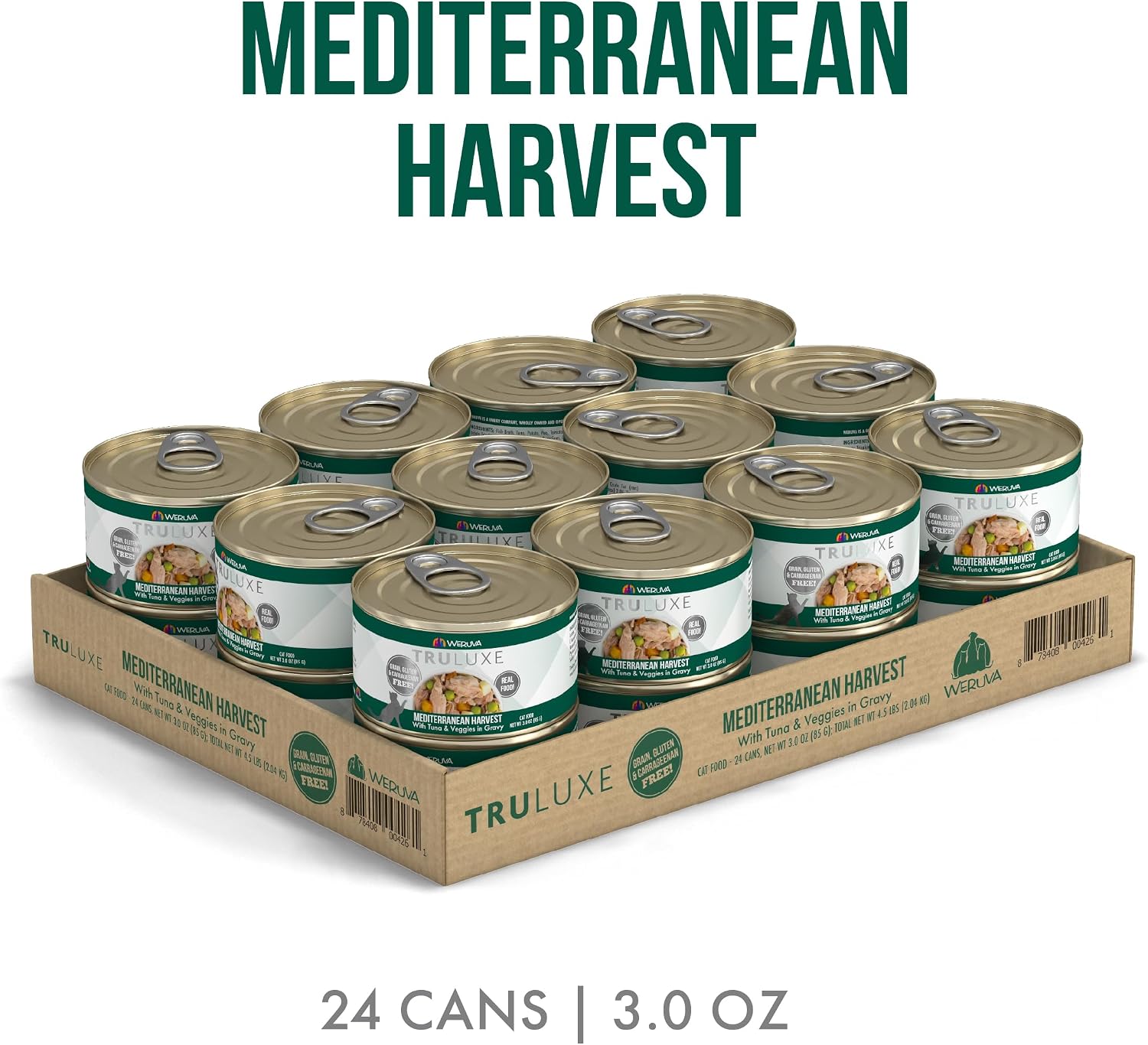 Weruva TruLuxe Cat Food, Peking Ducken with Chicken Breast & Duck Breast in Gravy, 3oz Can (Pack of 24)