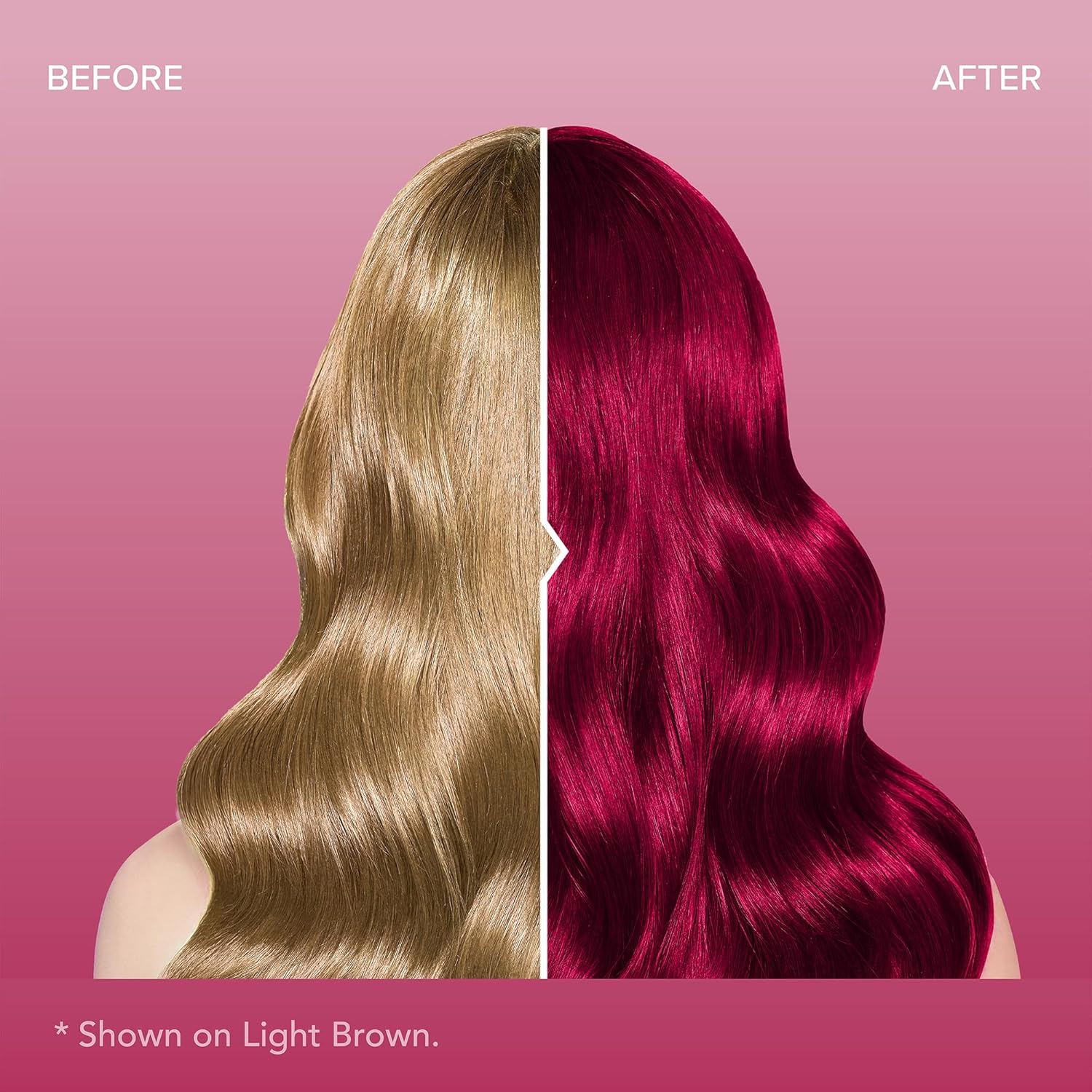 Splat Midnight Magenta Semi Permanent Hair Dye Kit, 1 Application