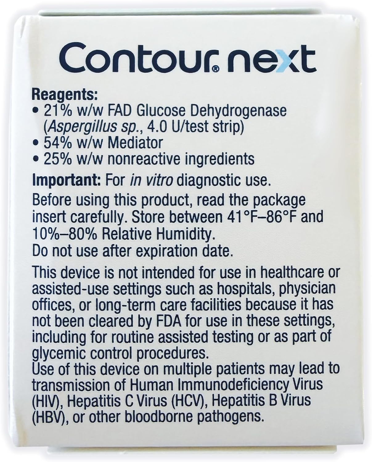 Ascensia CONTOUR NEXT Blood Glucose Diabetes Test Strips, 35 Count