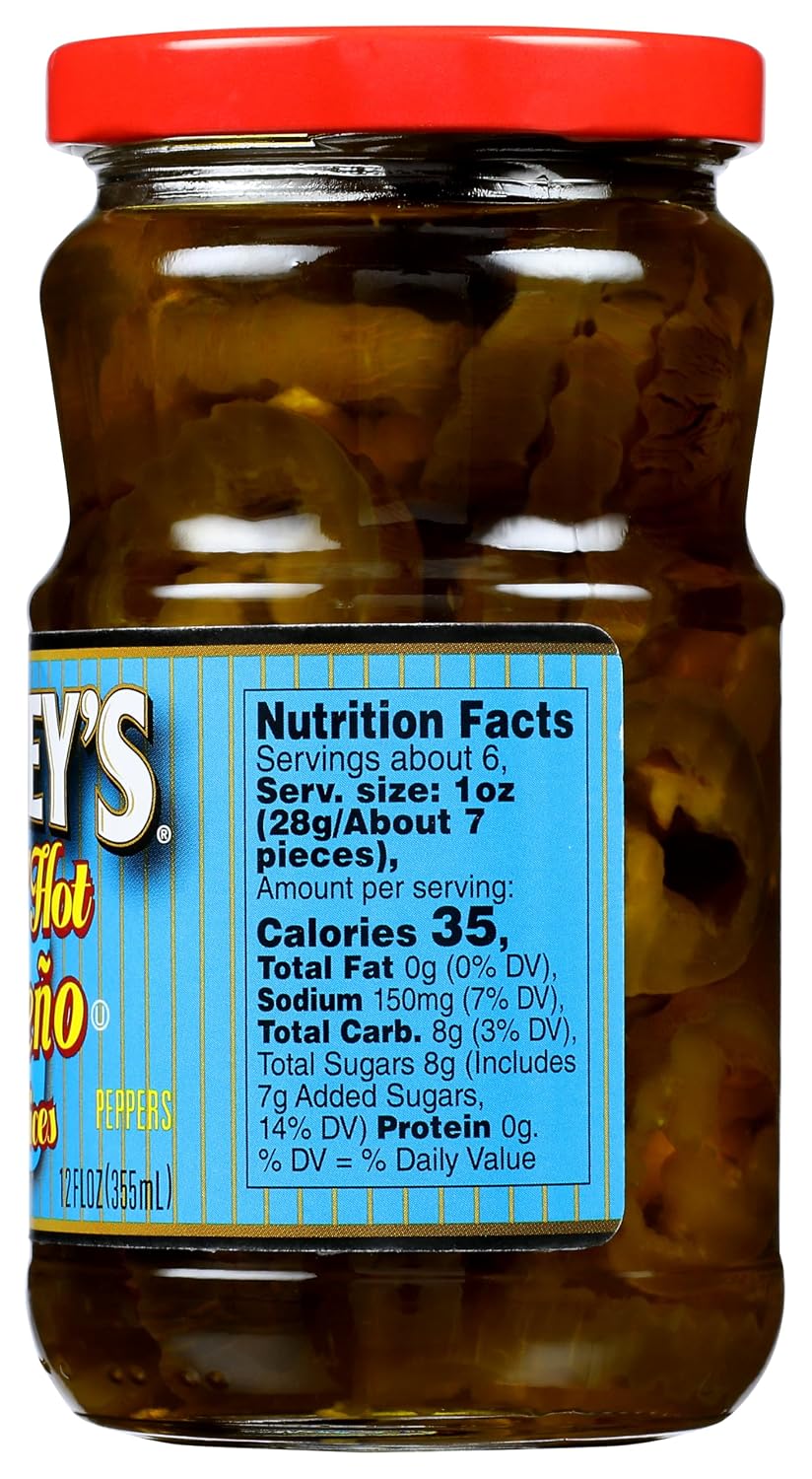 Trappey's Sweet N' Hot Jalapeno Peppers Slices, 12 fl oz