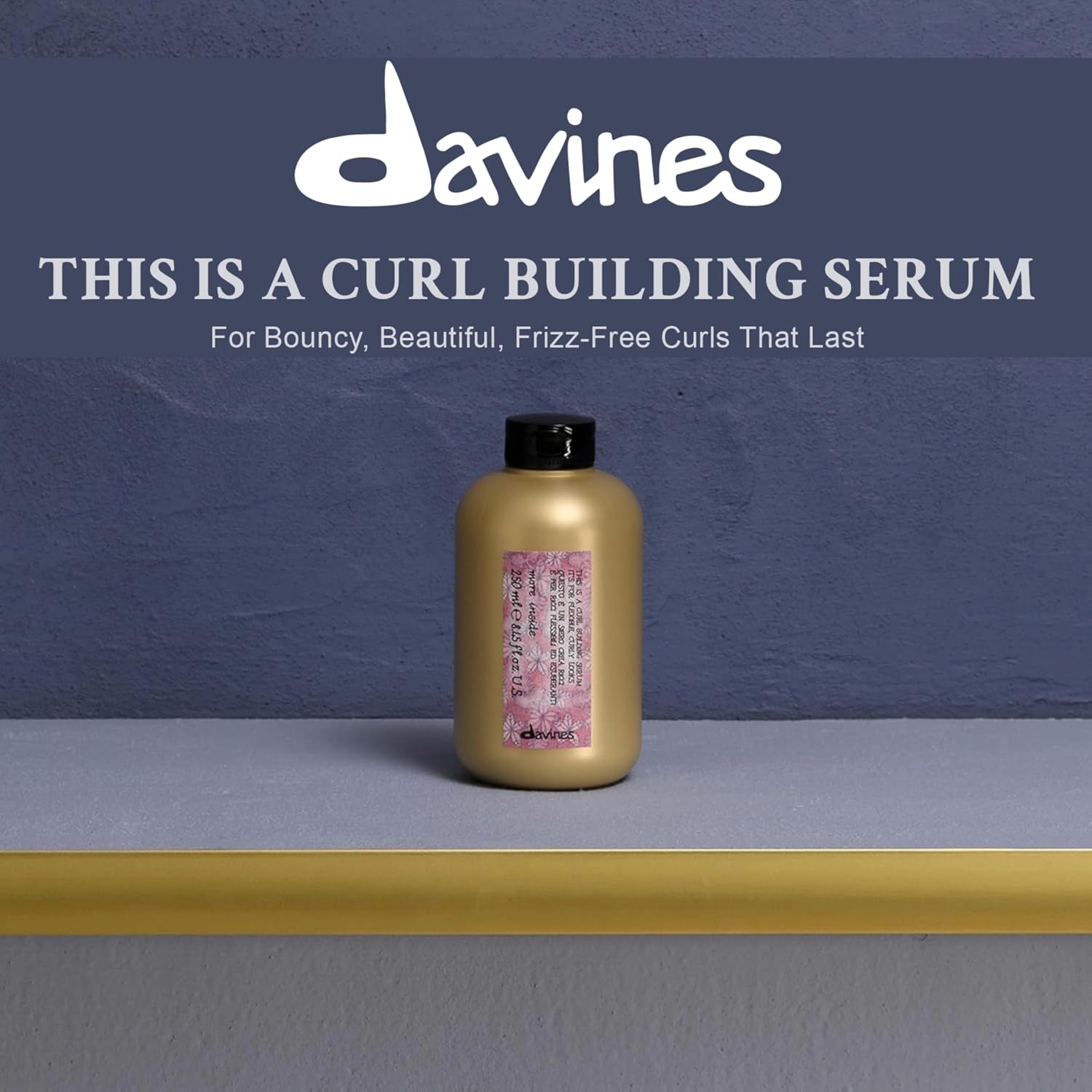 Davines This Is A Curl Building Serum | For weightless, bouncy, defined curls. Light hold & workability combined with frizz-fighting power for wavy to curly hair.