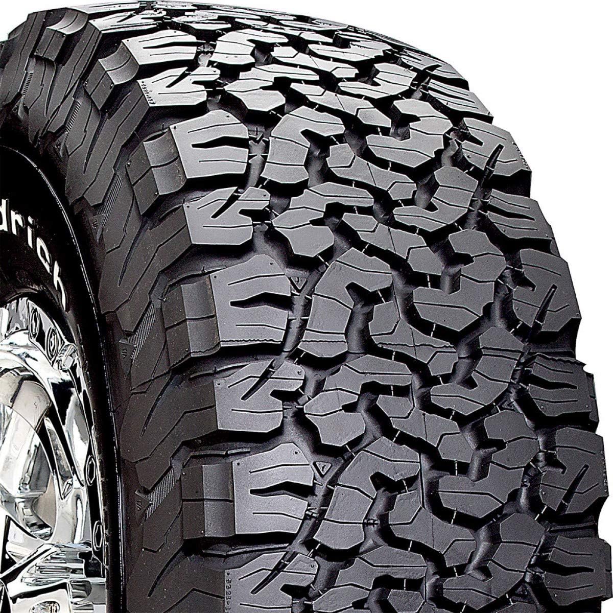 BFGoodrich All Terrain T/A KO2 Radial Car Tire for Light Trucks, SUVs, and Crossovers, 31x10.50R15/C 109S | Light Truck All Terrain All Weather Traction 109S Rated C (6 Ply) Radial Construction Raised White Letters Tire