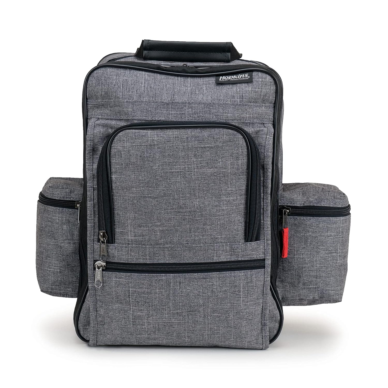 21st Century Plus Home Care Backpack: Waterproof 600D, Ergonomic Straps, Lockable Zippers - Laptop Sleeve & Mesh Pockets, 11.5"x9"x16", Navy