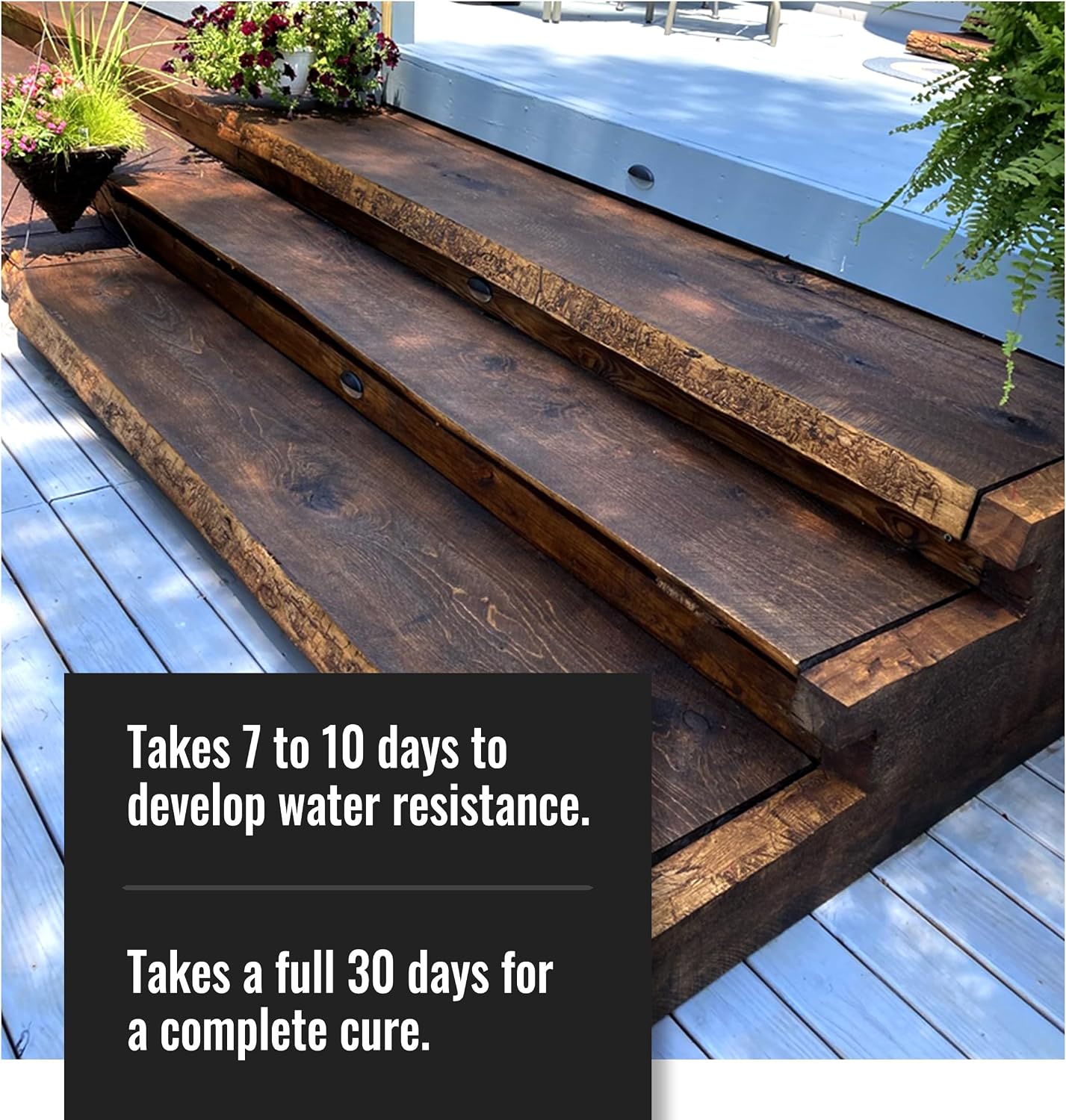 Real Milk Paint Dark Half, Dark Tung Oil and Orange Peel Oil for Wood Finishing, Cutting Boards, Butcher Blocks, Wood Floors, Clay, Stone, and Slate, Food Grade, 1 Gallon
