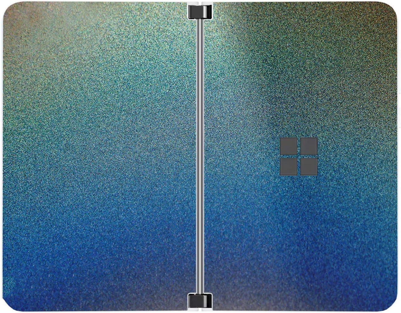 SopiGuard Sticker for Surface Duo Phone Edge-to-Edge Precision Vinyl Skin Wrap (Leather Textured)