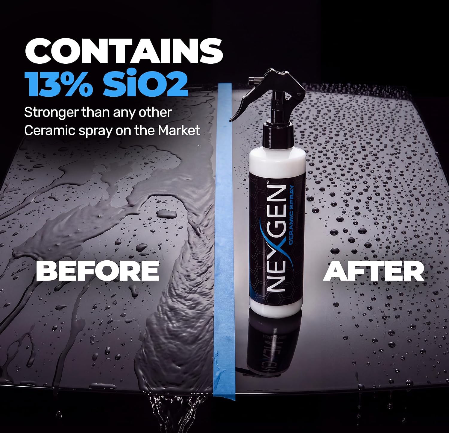 Nexgen Ceramic Spray Silicon Dioxide, Easy to Apply Ceramic Coating Spray for Cars, 16 oz | Professional-Grade Protective Sealant Polish for Cars, RVs