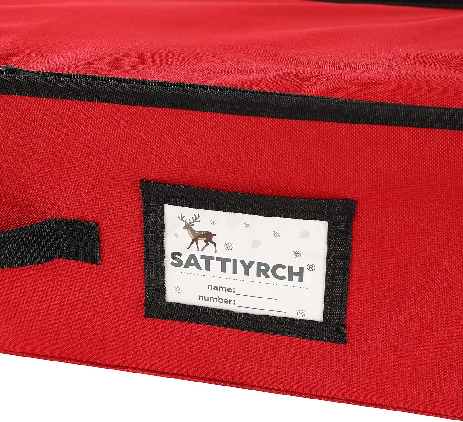 Sattiyrch Christmas Ornament Storage Box,Box Contributes Slots for 128 Holiday Ornaments 3-Inch