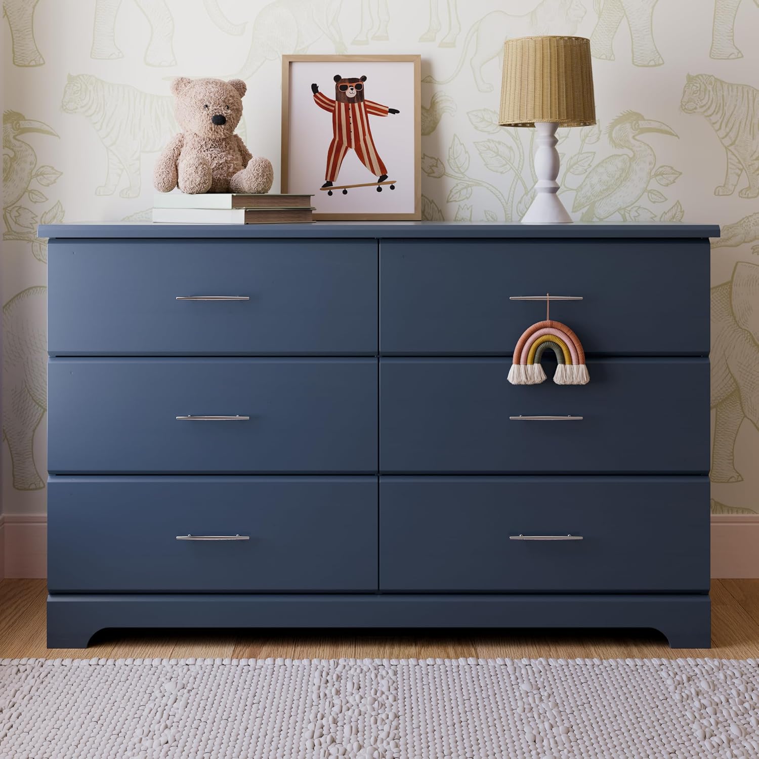 Storkcraft Brookside 2 Drawer Changing Table Dresser, Pebble Gray