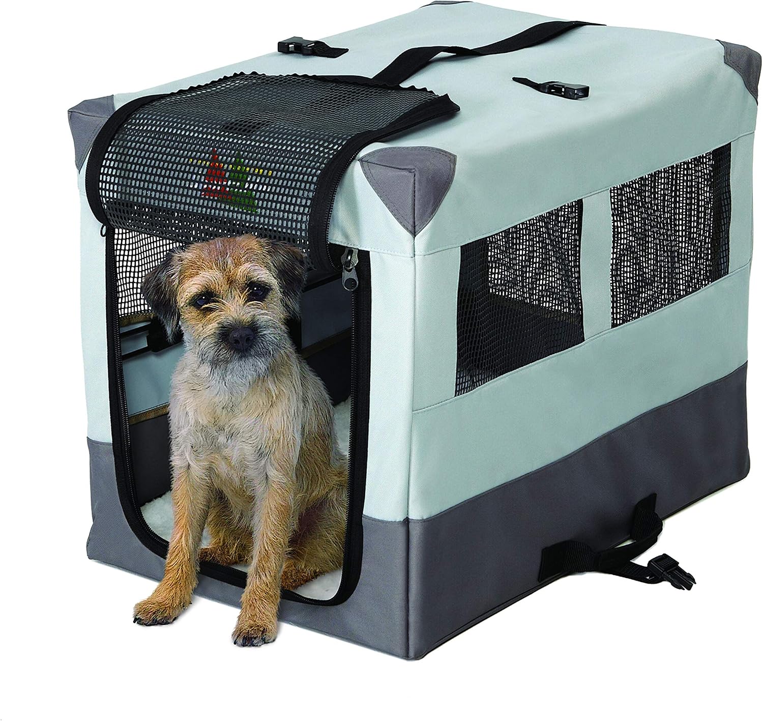 MidWest Canine Camper 24-inch Portable Tent Crate for Dogs