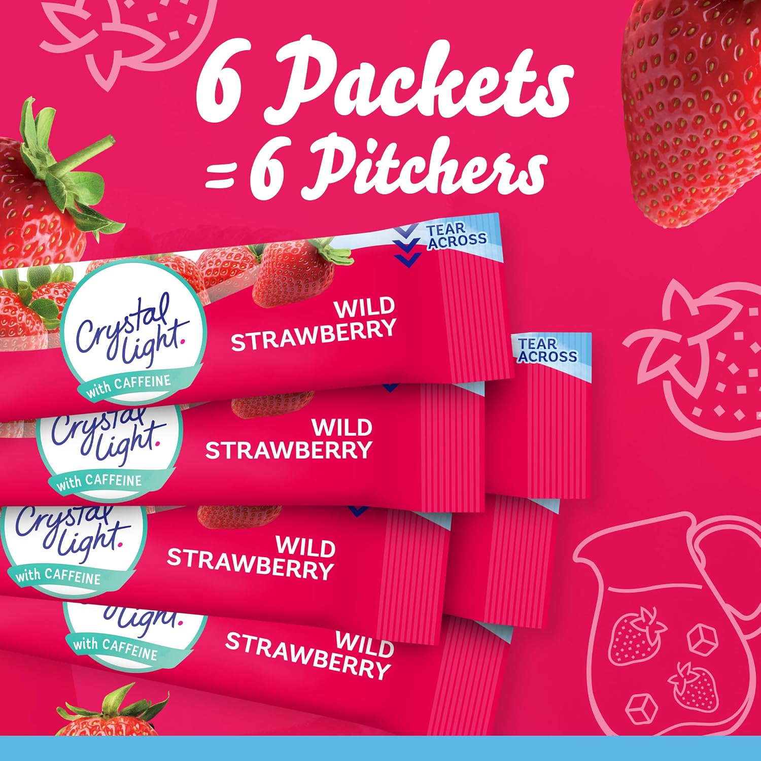 Crystal Light Powdered Drink Mix, 120 On-the-Go Pkts, Wild Strawberry