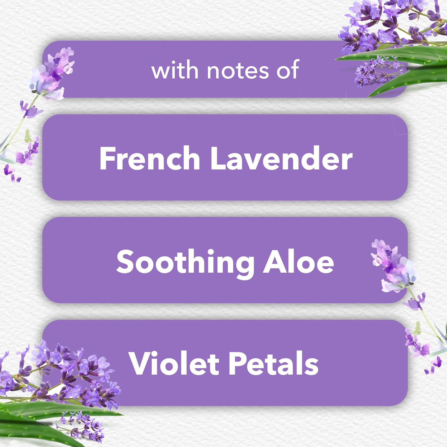 Glade PlugIns Refills Air Freshener, Scented and Essential Oils for Home and Bathroom, Tranquil Lavender & Aloe, 1.34 Fl Oz, 2 Count