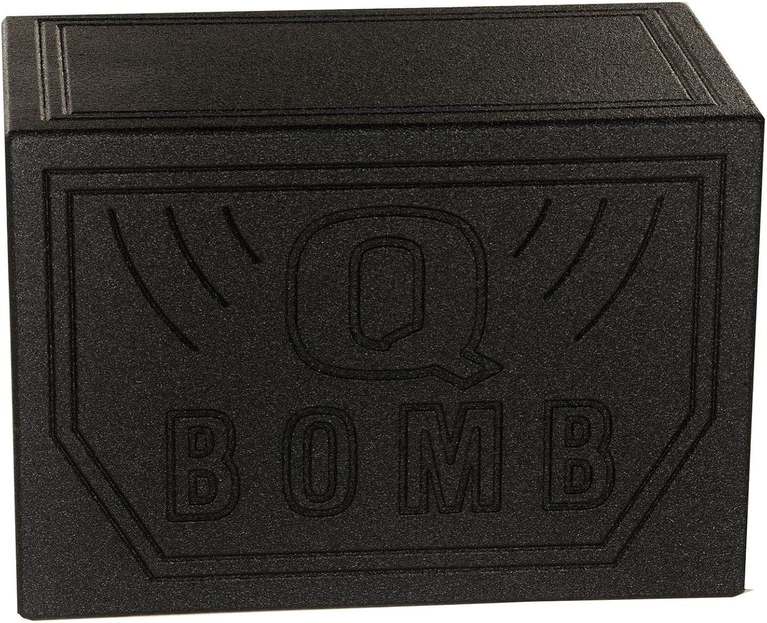 Qpower Single 12" Vented Ported Car Subwoofer Sub Box Enclosure, QBOMB12VL - Single Cab Bass Woofer Speaker Box System for Vehicle or Truck Audio