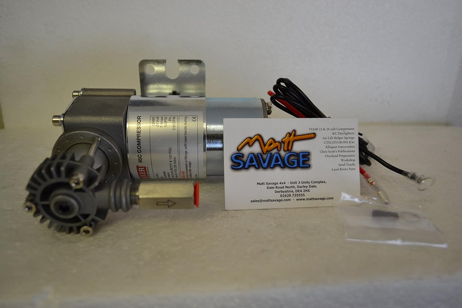 Viair 95C 24V Air Compressor. 120 PSI, 1.03 CFM (P/N 02495)