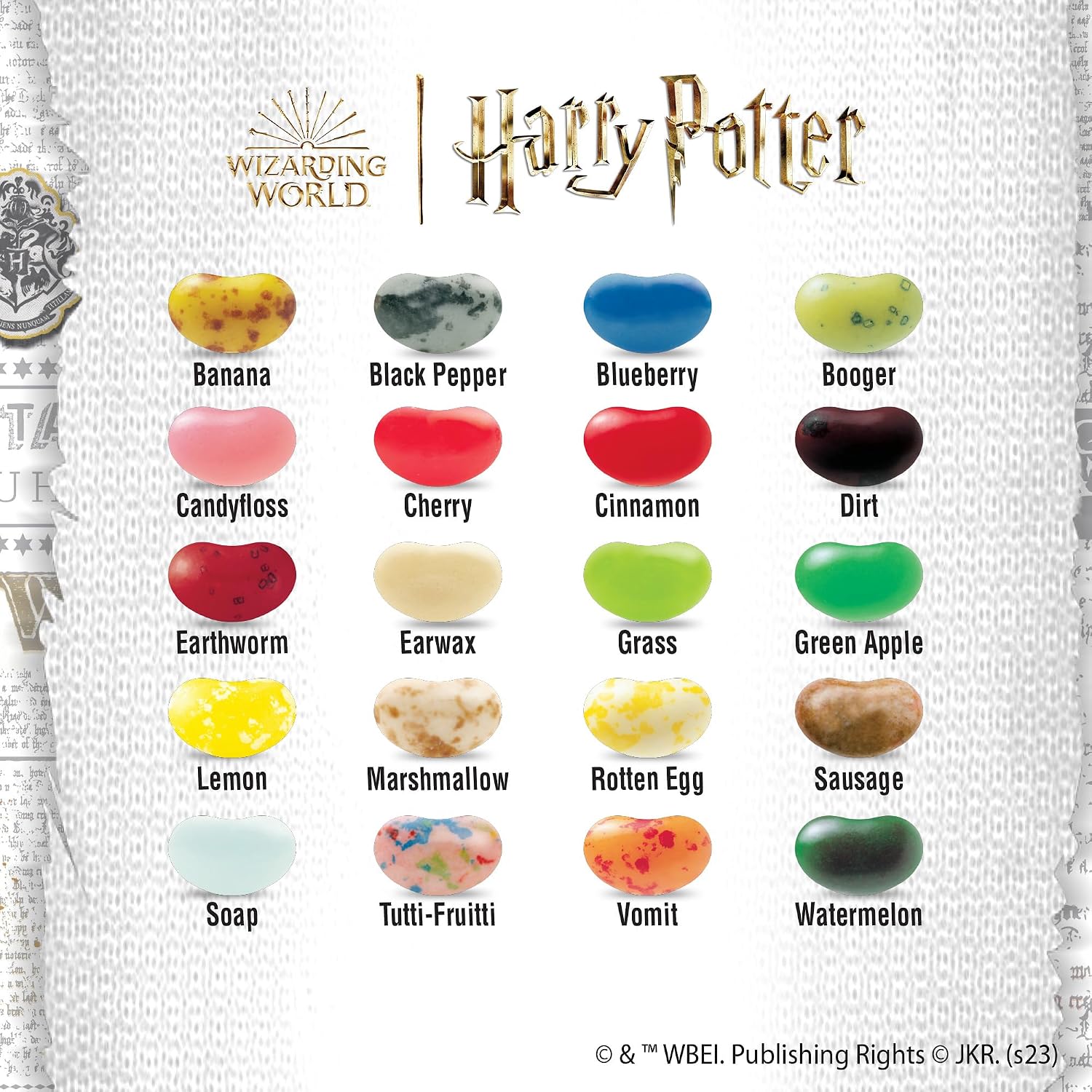 Jelly Belly Bertie Bott’s Every Flavor Beans - 20 Harry Potter Flavors (Pack of 2)