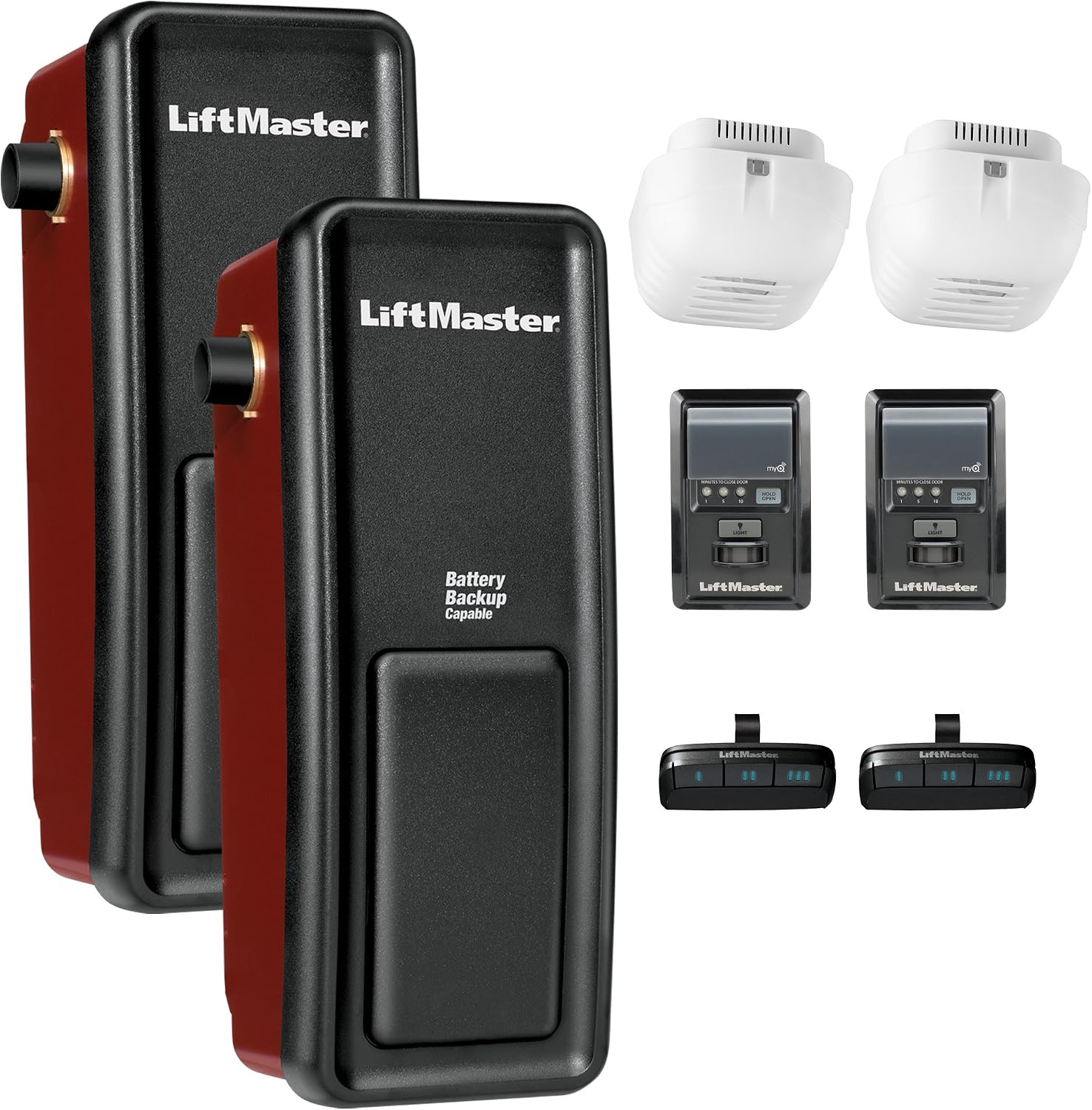 LiftMaster 8500 LiftMaster 2-Pack (Replaced by 98022) Garage Door Opener Side Mount Security+2.0 & MyQ Technology Compatible