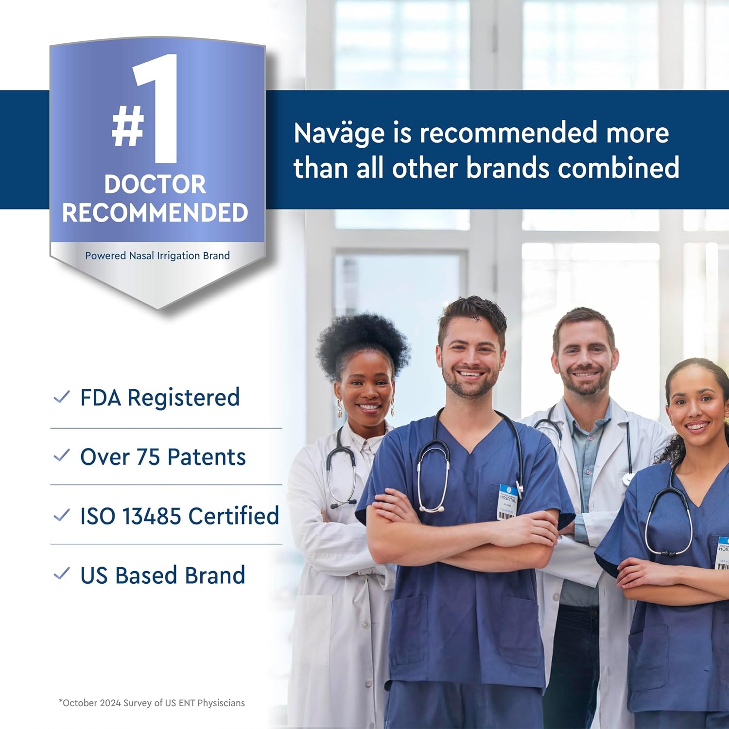 Navage® SaltPods Refills, Original Sea Salt Formula, 90 Count | Pre-Measured Precision: Clears Mucus and Irritants for Breathable, Comfortable Sinuses