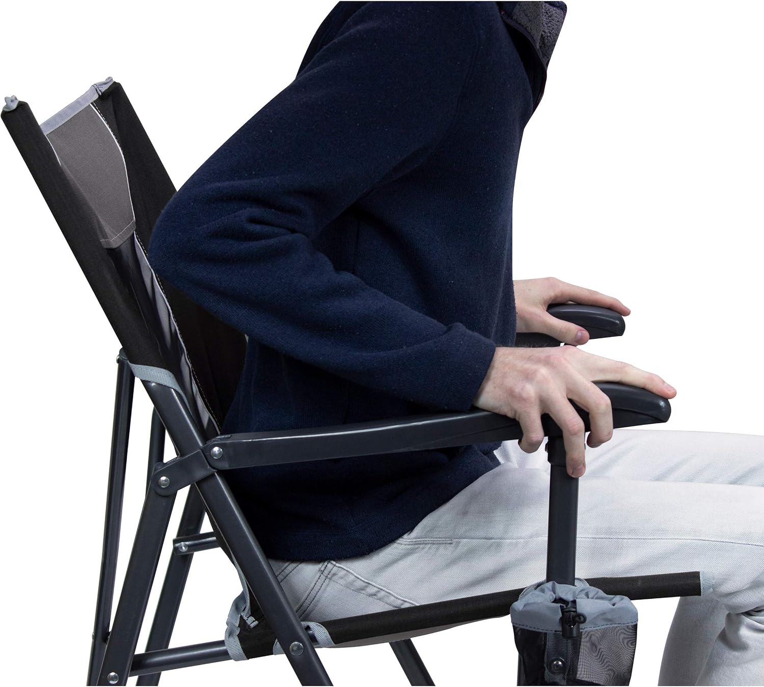 GCI Outdoor Eazy Chair, Folding Camping Chair for Adults
