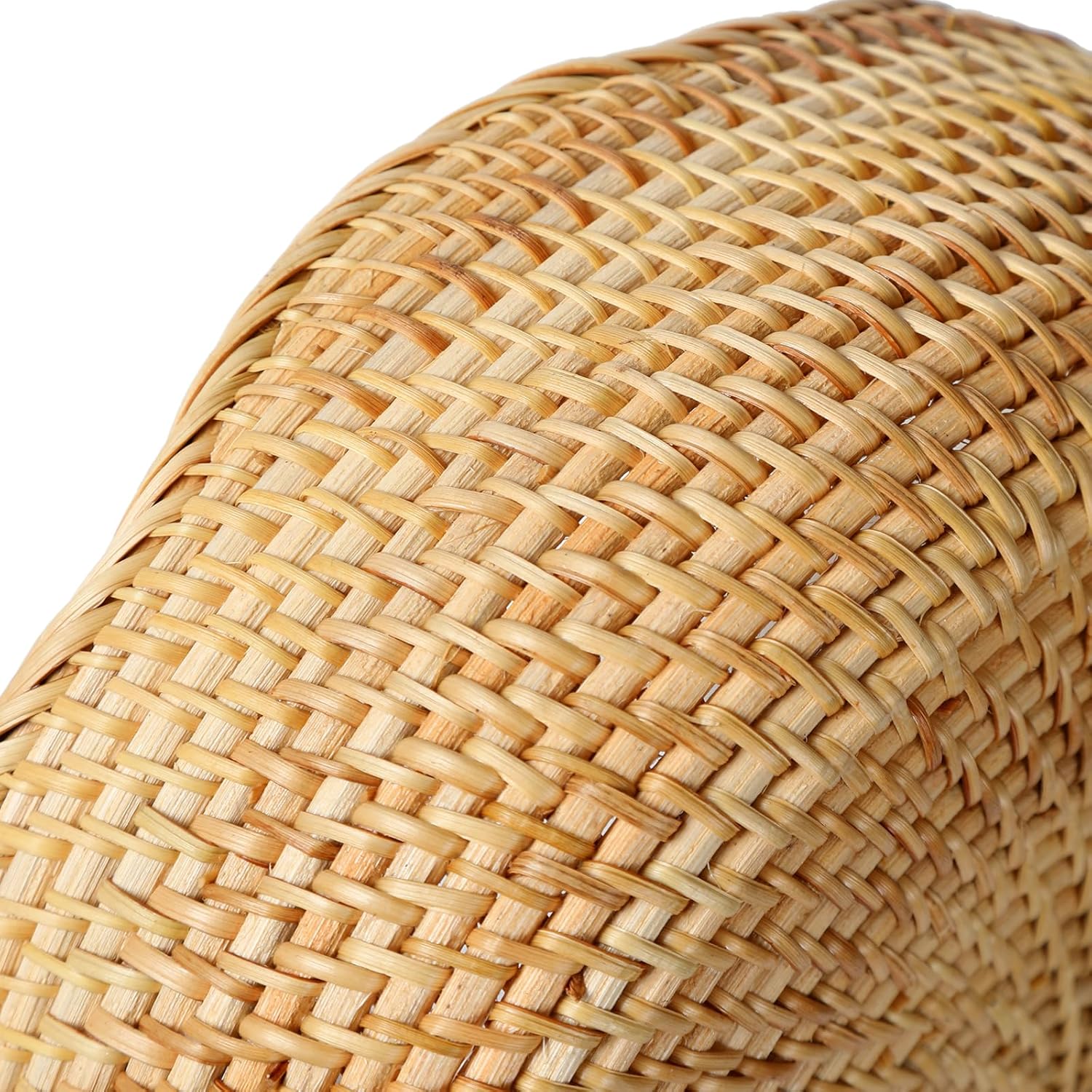 YANGQIHOME Rattan Bread Basket, Round Fruit Baskets, Wicker Storage Bowls, Natural Woven Serving Basket Bowls
