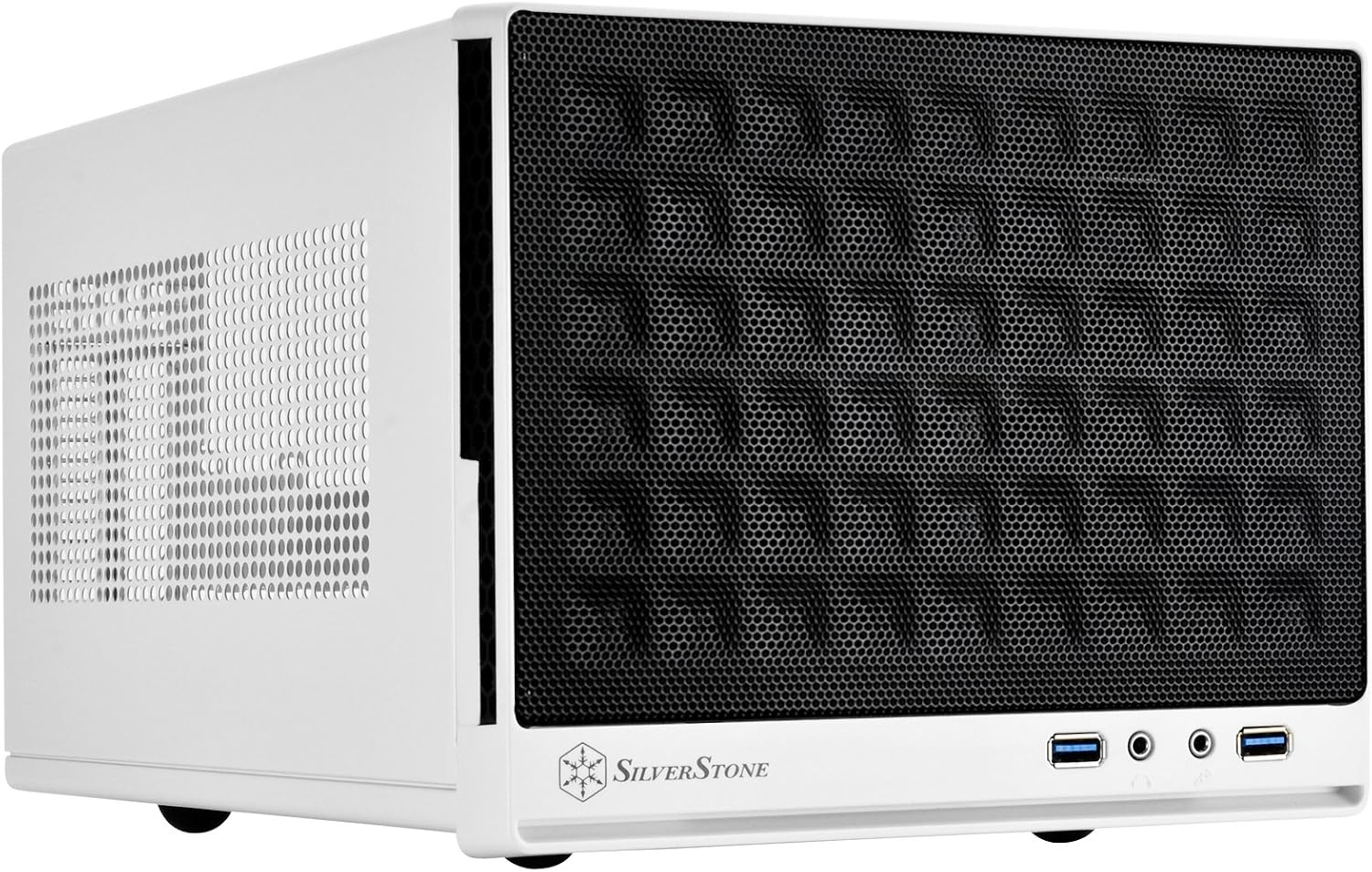 Silverstone Computer Case with Mesh Front Panel,Black (SG13B)