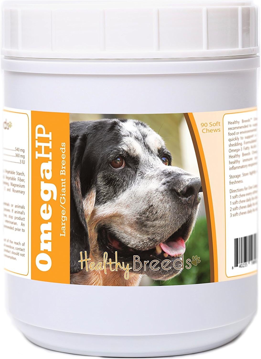 Healthy Breeds Siberian Husky Omega HP Fatty Acid Skin and Coat Support Soft Chews 60 Count
