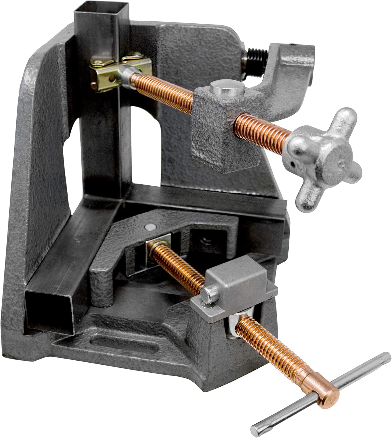 Strong Hand Tools 3-Axis Fixture Vise with Quick Acting Screw, Two Stand-Offs,"Swing Away" Arm with 4.75-Inch Miter Joint, 3.92-Inch T-Clearance, WAC45-SW