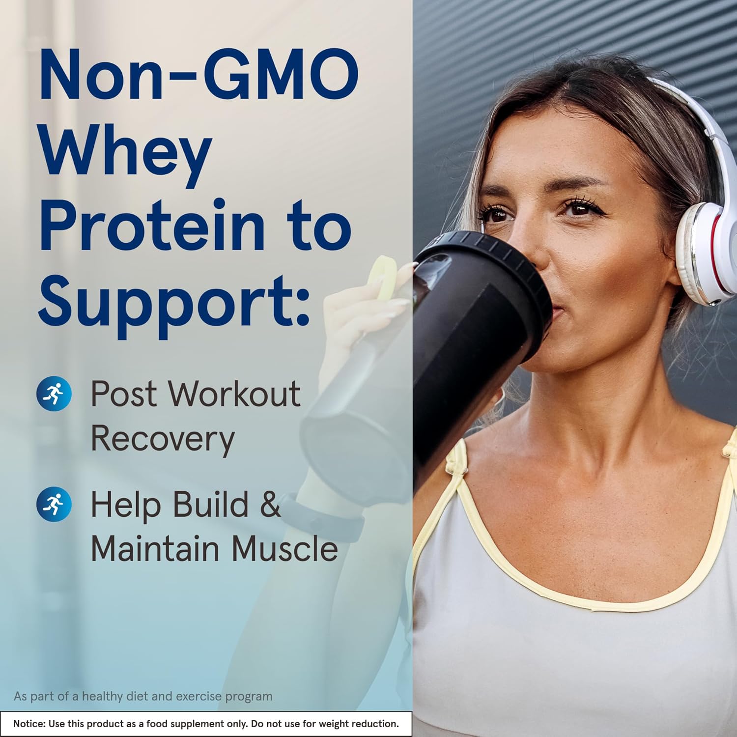 Jarrow Whey Protein, 18g of Protein, 3.8g of BCAAs, Glutamine, 32oz Powder | 18 G Protein Per Serving, 3.8 G BCAAs