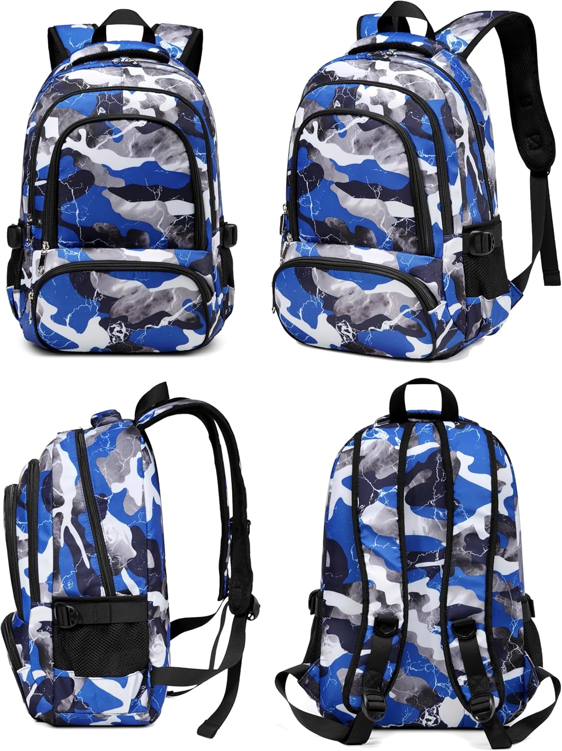 BLUEFAIRY Kids Backpack for Boys Elementary Book Bags Primary Middle School Bookbags for Childs Water Resistant Back to School Gifts Son Mochila