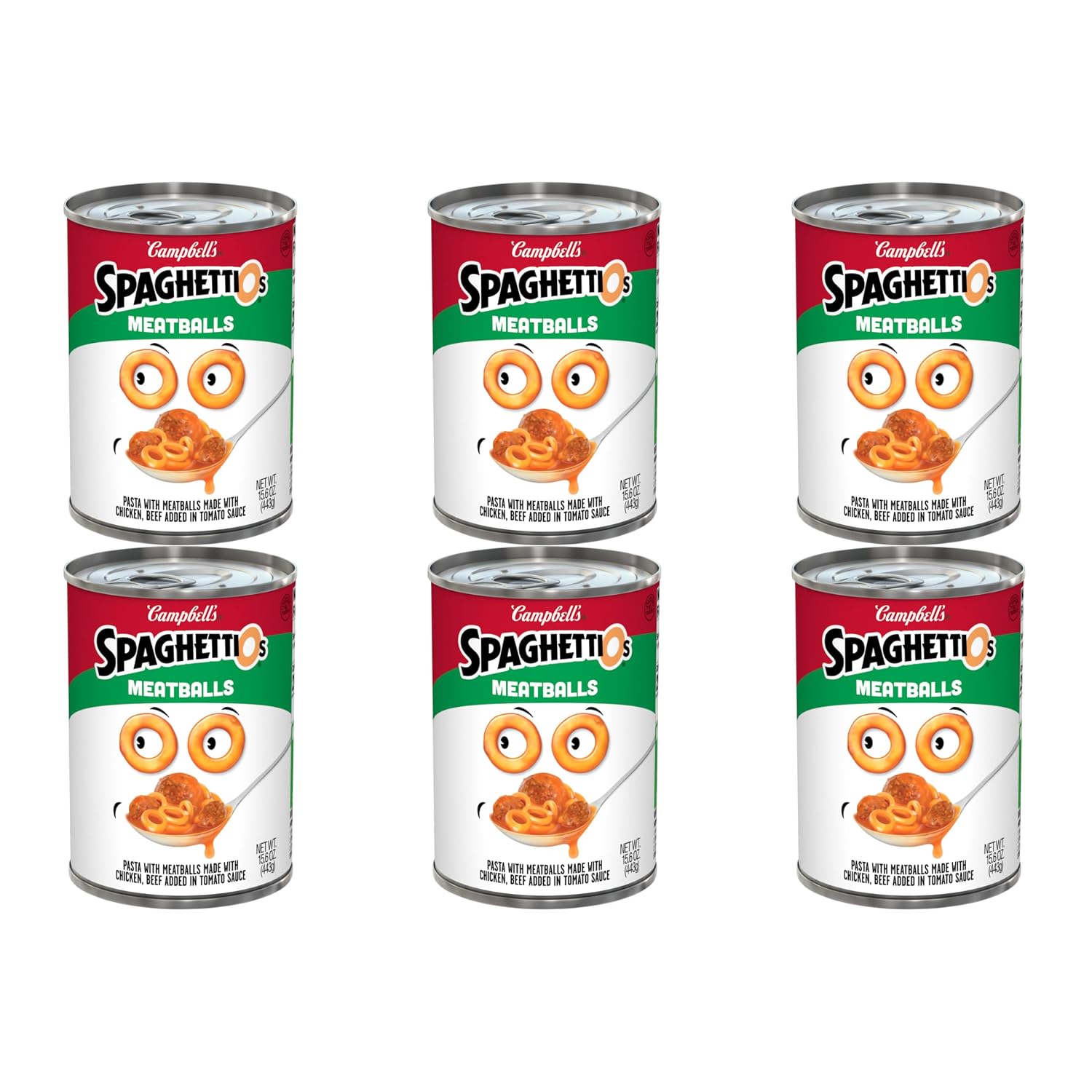 SpaghettiOs Original Canned Pasta, 15.8 oz Can (Pack of 4)