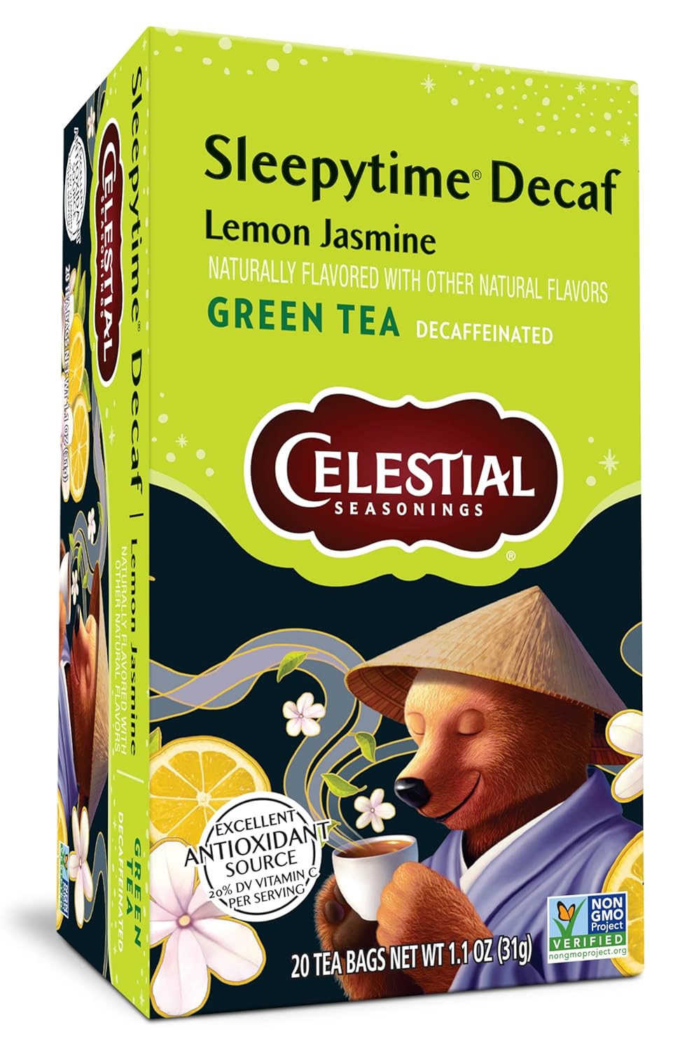 Celestial Seasonings Authentic Green Tea 40 Count