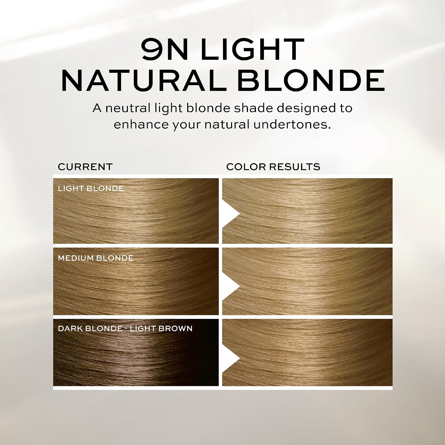 John Frieda Precision Foam Colour Light Natural Blonde 9N, 1 Application | Full Gray Coverage, Anti-Fade Color, Light Blonde Tone, Deep Saturation, Easy Foam Application