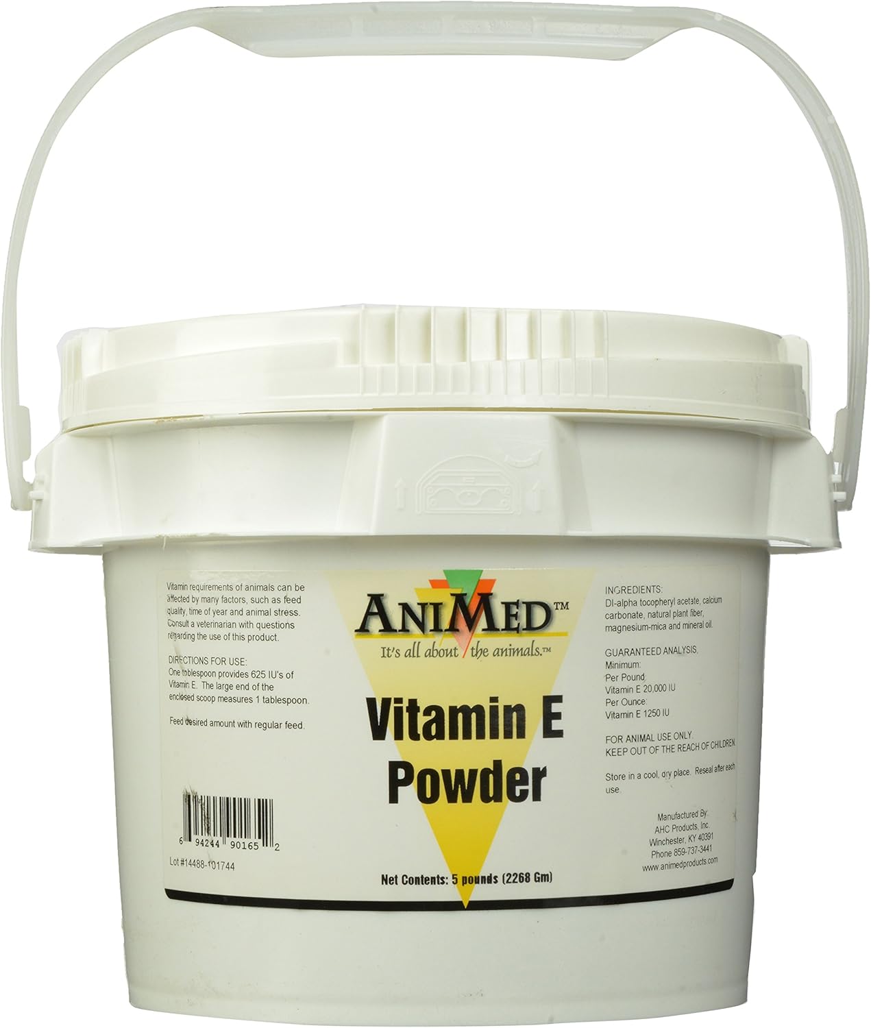 AniMed Vitamin E Powder 5# 1250 IU/OZ | 1250 IU/OZ