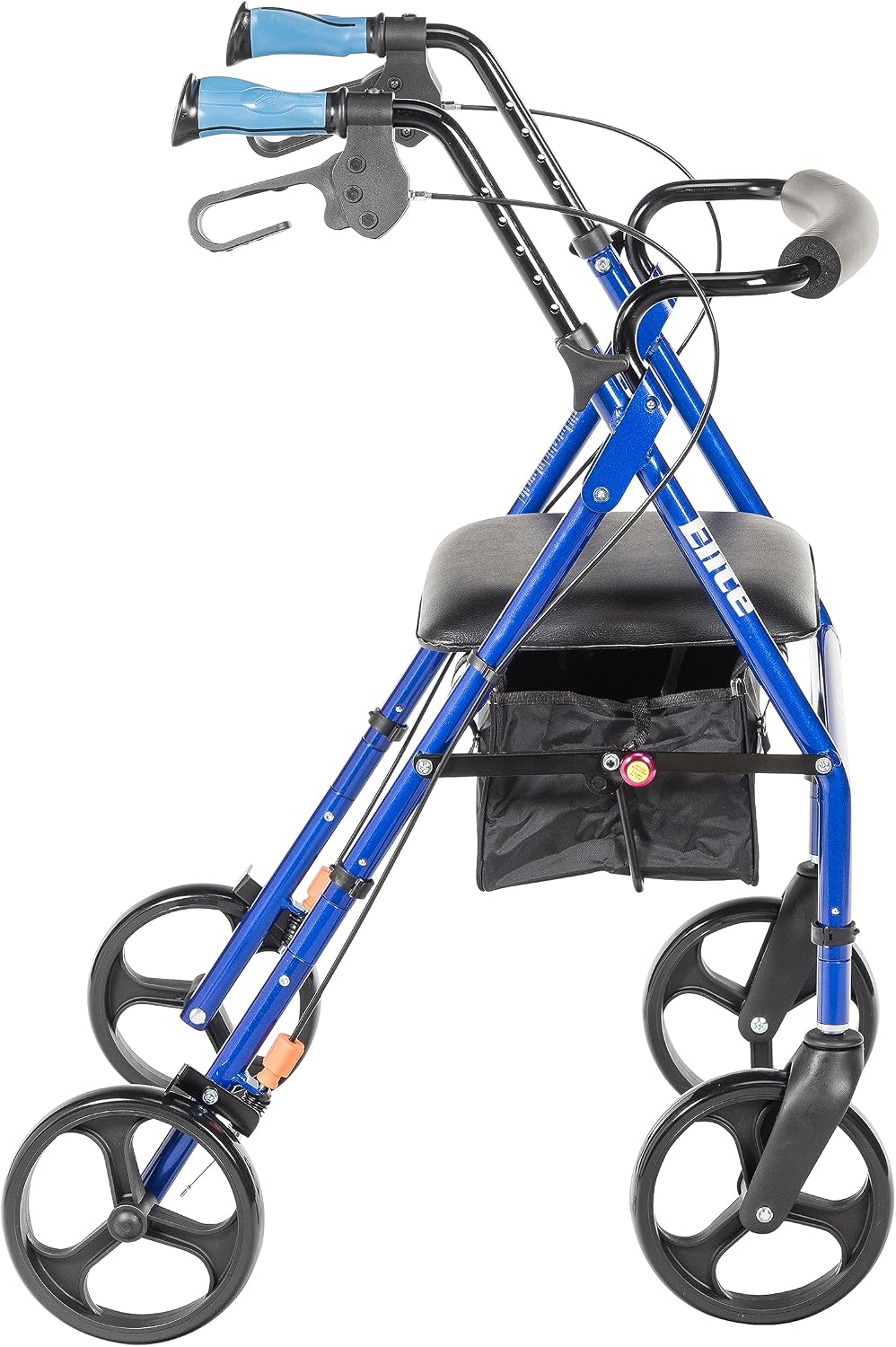 Drive Medical Hugo Elite Rollator Walker with Seat and Basket